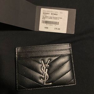 YSL CARD HOLDER